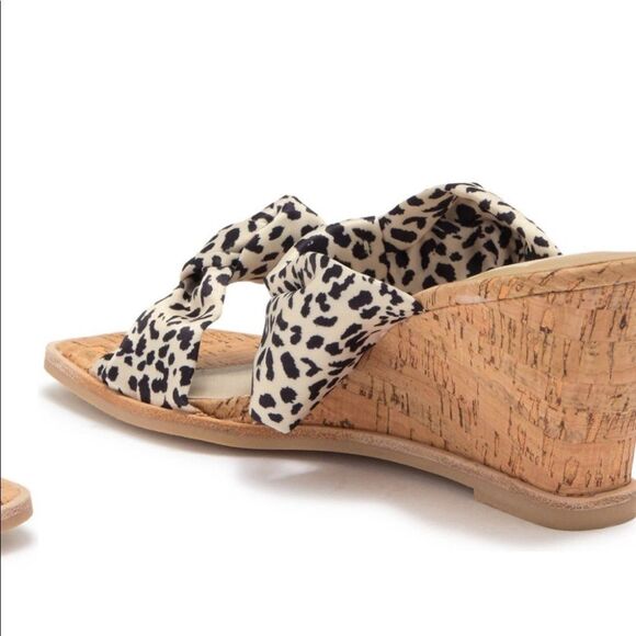 Dolce Vita Naji Knotted Cork Wedge Mule - Picture 8 of 11